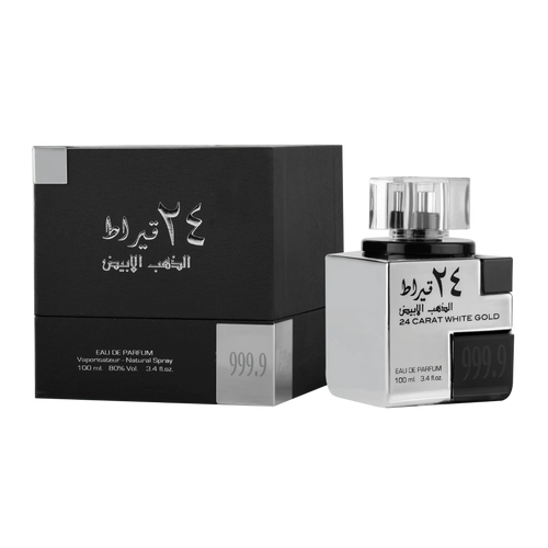 Lattafa 24 Carat White Gold – 100ml Eau de Parfum