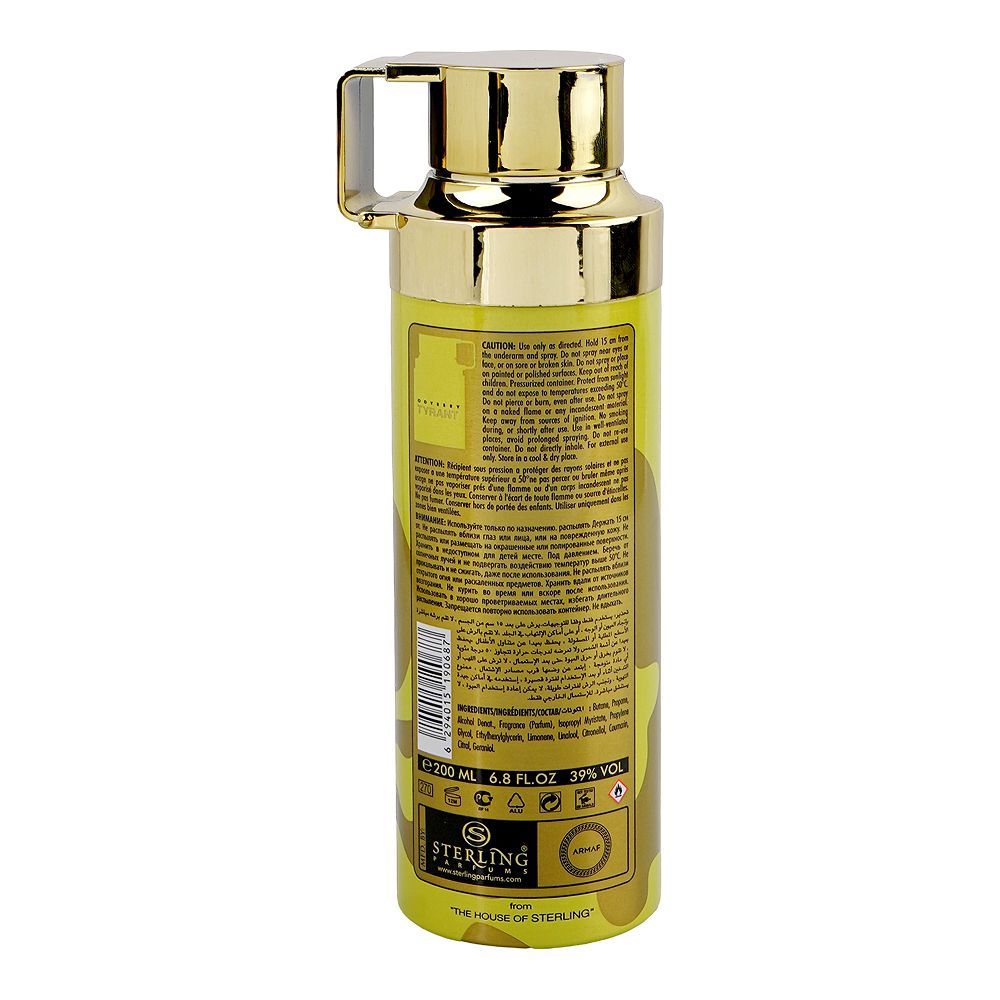 ARMAF Odyssey Tyrant Special Edition Body Spray 200ml for Men